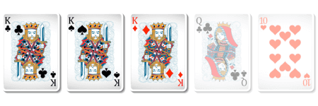 Poker Hände - Three of a Kind